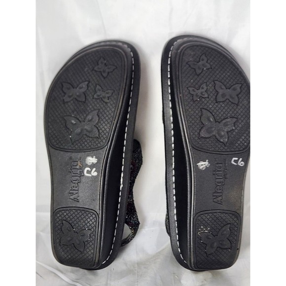 Alegria Jemma Leather Mary Jane Multicolor  laser Cut Out Clogs Shoes EU 37‎ - Picture 11 of 11